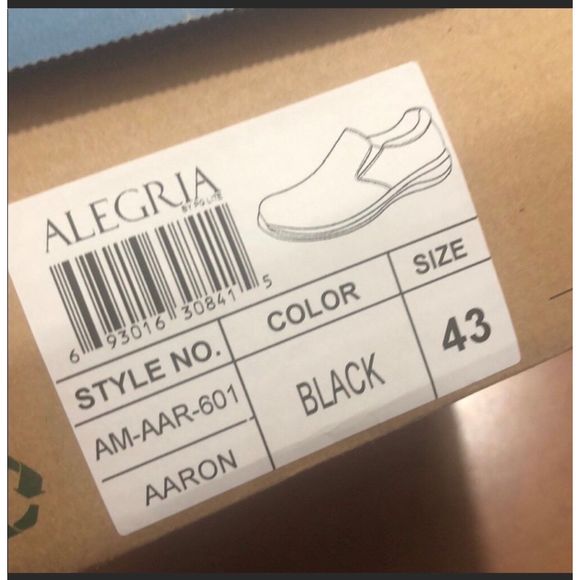 NEW Alegria Mens Aaron Black Suede Shoes main image 4